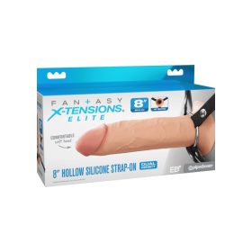 Silicone Hollow Strap-on - Dual Density,21cm