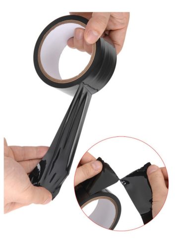 Ragasztószalag,bondage tape -18méter. Fekete