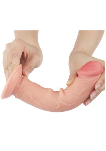 Sliding Skin dupla rétegű dong egyenes-20cm.