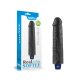 REAL SOFTEE fekete vibrator,akkus -21cm