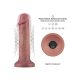 CLARK kétrétegű vibro cock,akkus -20cm