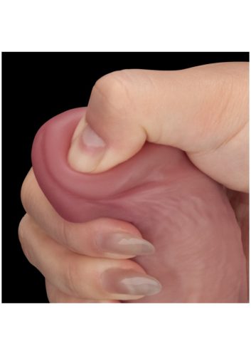 CLARK kétrétegű vibro cock,akkus -21.6cm