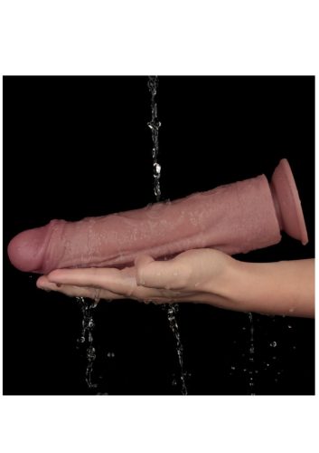 CLARK kétrétegű vibro cock,akkus -27cm