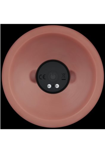 CLARK kétrétegű vibro cock,akkus -27cm