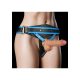 Vibrating Enhanced Strap on Set,akkus Méret:XS-M