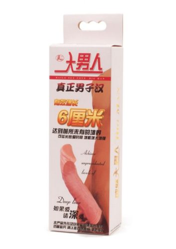 Realistic Penis Sleeve II ,4x18cm.