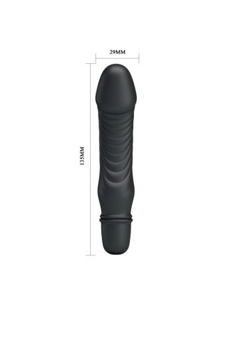 Stev Black szilikon vibrator,10func.