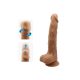 Bodach le-fel,forgó vibrátoros dildo,akkus. Barna