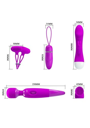 Pretty Purple Desire- vibrátor szett.