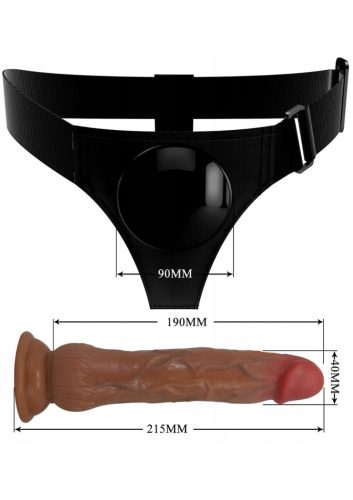 Pretty Kyton Harness Briefs with Squirting Dildo