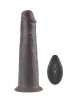Dual Layered Silicone Rotator Brown,akkus,távirányítós-20cm.