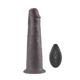   Dual Layered Silicone Rotator Brown,akkus,távirányítós-20cm.