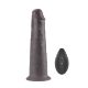 Dual Layered Silicone Rotator Brown,akkus,távirányítós-20cm.