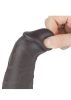 Dual Layered Silicone Rotator Brown,akkus,távirányítós-20cm.