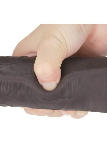 Dual Layered Silicone Rotator Brown,akkus,távirányítós-20cm.
