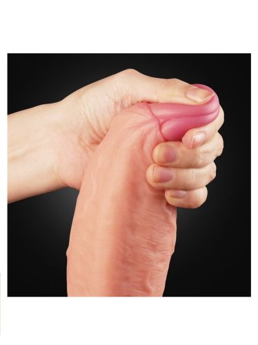 Dual Layer Platinum Silicone Cock -28cm.