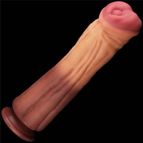 Hátas dildo dual layer-30cm.
