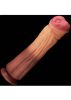 Hátas dildo dual layer-30cm.