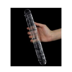 Flawless Clear Double Dildo-30cm.