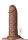 Chubby Vibrating Dildo Brown-25cm.