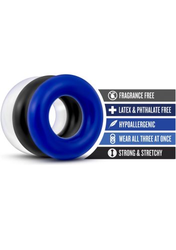 Elastomer Donut Rings-3db.