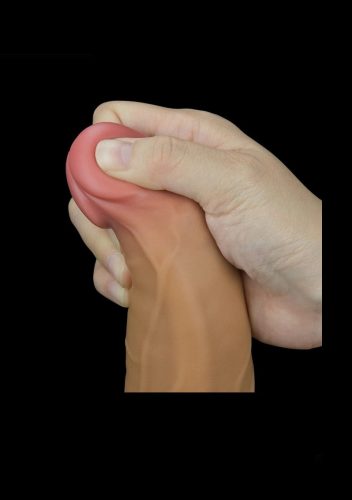 Dual Layered Platinum Silicone Rotator,akkus,távirányítós-23cm.