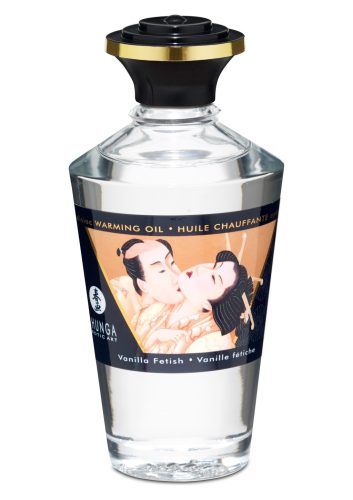 Shunga - melegítő hatású masszázsolaj,vanília- 100ml.