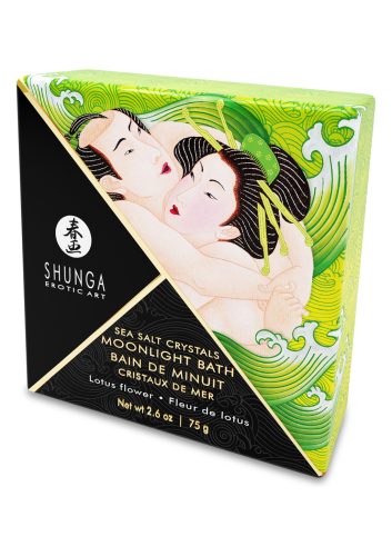 Shunga Lotus Flower -fürdőkristály holt tengeri ásványokkal. 75g