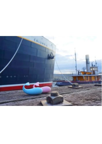 Blue Whale szilikon vibro tojás, akkus. Kék