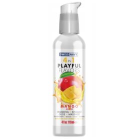 Swiss Navy 4in1 Mango ízű vizalapú síkosító -118ml