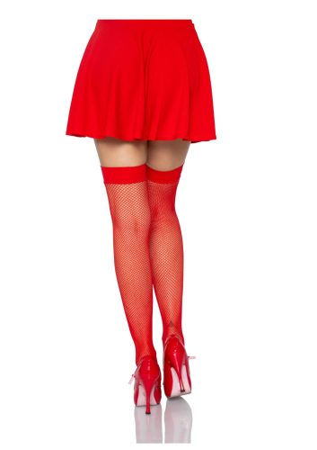 Nylon Fishnet Stocking -piros.