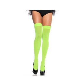 Nylon Over The Knee - NEON ZÖLD.