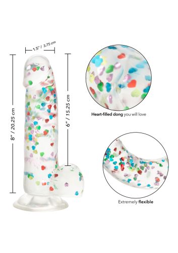 I Love Dick Heart Filled Dong -20cm.