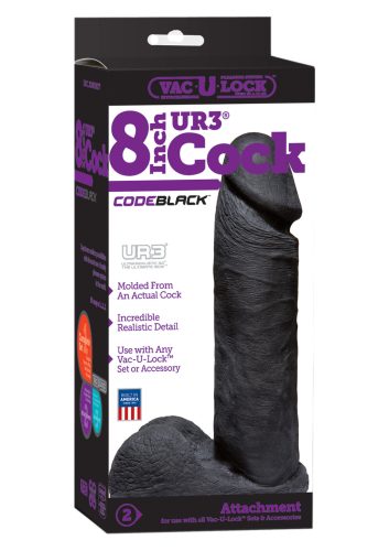 VAC-U-Lock UR3 cock&balls 8inch-blk.
