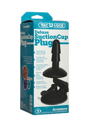 Vac-U-Lock - Deluxe Suction Cup Plug.