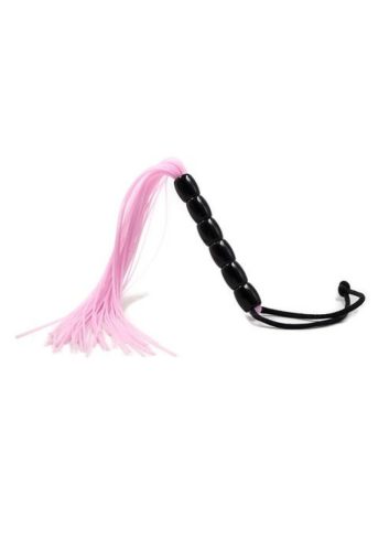 Kis pink gumi korbács.
