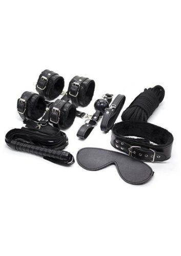 Top BDSM szett fekete-10db-os.
