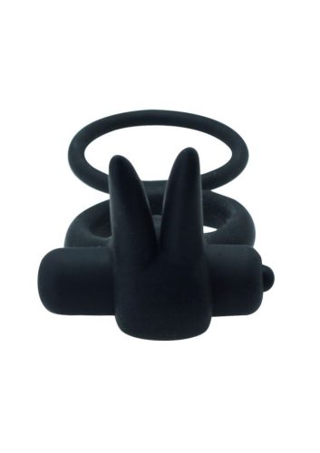 Szilikon vibro dupla péniszgyűrű.