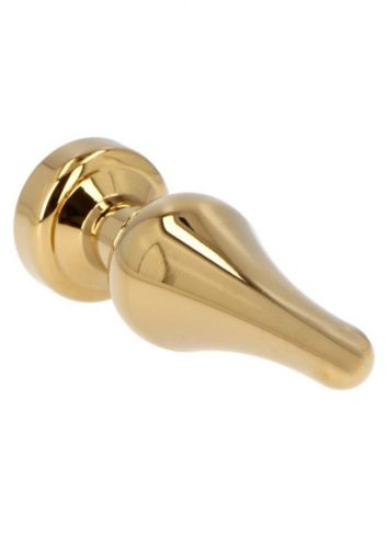 Gold anal plug kővel.