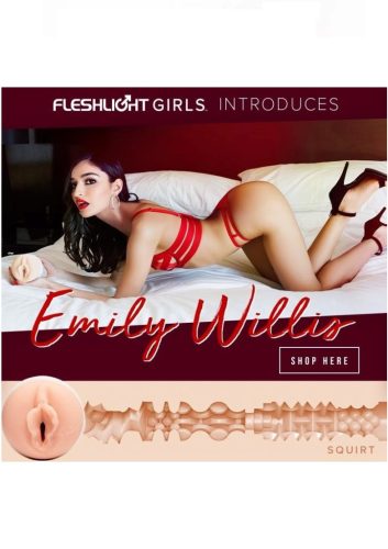 FLESHLIGHT GIRLS EMILY WILLIS SQUIRT VAGINA.