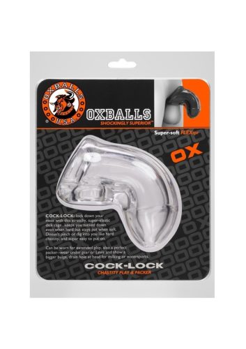 Cocklock Chastity Cage-átlátszó TPR.