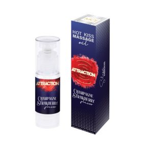 MASSAGE OIL ATTRACTION CHAMPAGNE STRAWBERRY-50ml
