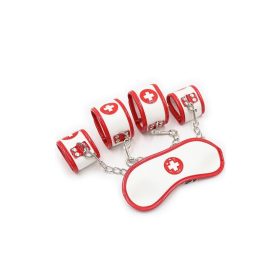 OHMAMA FETISH NURSE BONDAGE 3 PIECES SET.