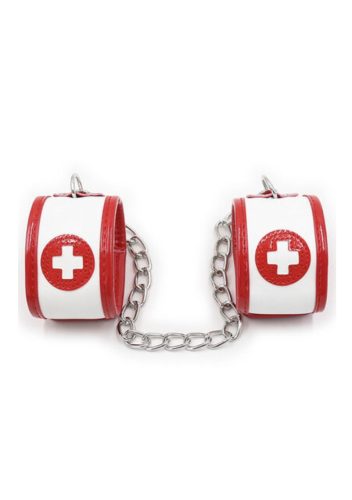 OHMAMA FETISH NURSE BONDAGE 3 PIECES SET.