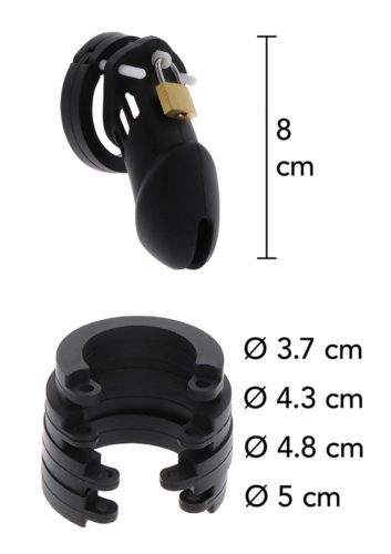 Sydney fekete szilikon erényöv