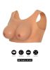 Realisztikus felvehető mell -E méret.