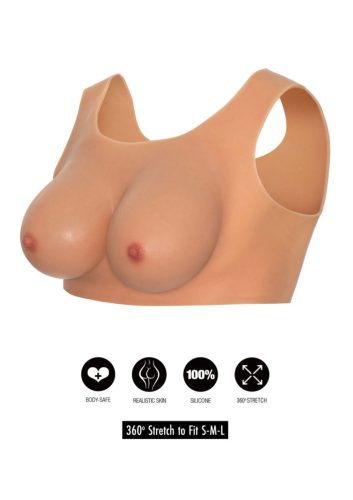 Realisztikus felvehető mell -E méret.