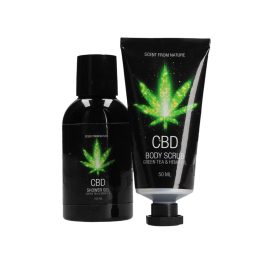   Tusoló és peeling gél kenderolajjal és zöld teával, 150 ml