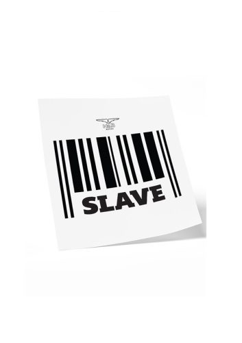 Tetoválás -SLAVE felirat.