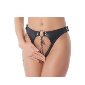 Rimba Női bőr erényőv lánccal.